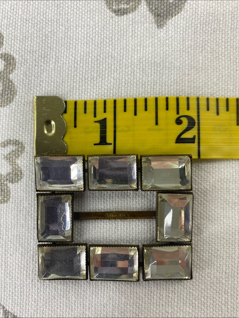 Vintage Czechoslovakia sash/belt buckle - Picture 4 of 5